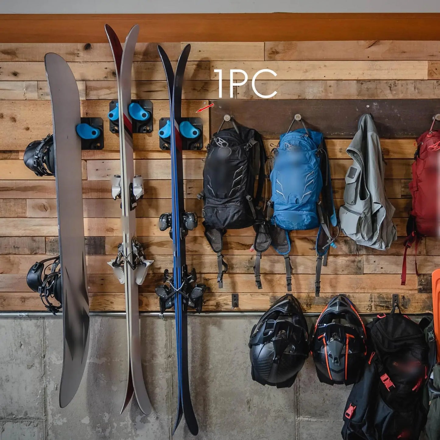 Ski & Snowboard Wall Rack